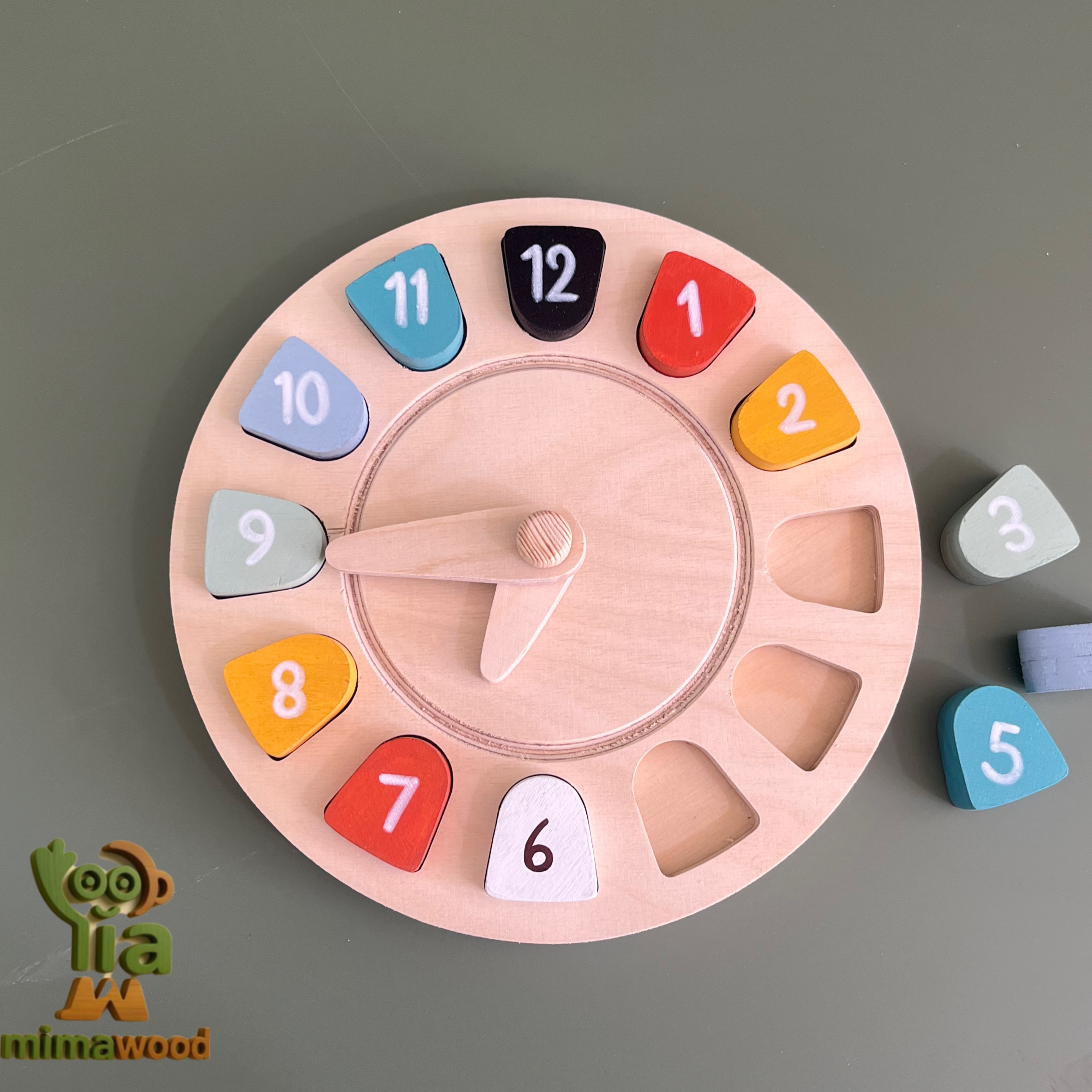 ساعت مونته سوری چوبی (چوب روس) کد 2028